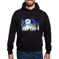 thumbnail image 1 of CafePress - Watercolor Halloween Night - Pullover Hoodie, Classic, Comfortable Hooded Sweatshirt, 1 of 4