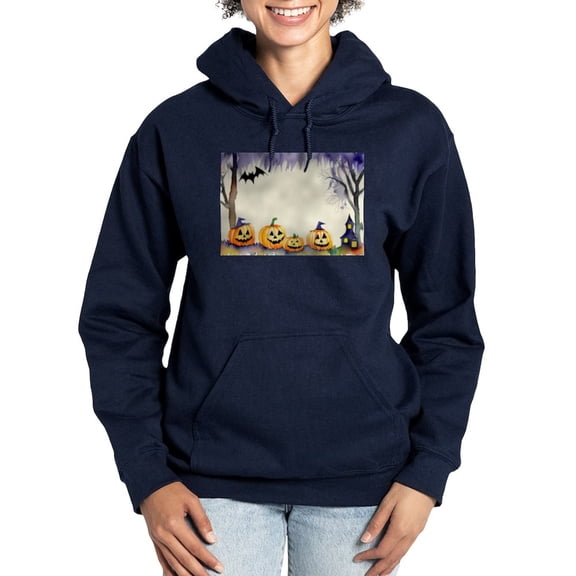 CafePress - Watercolor Halloween Night - Pullover Hoodie, Classic & Comfortable Hooded Sweatshirt