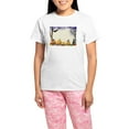 thumbnail image 1 of CafePress - Watercolor Halloween Night - Women's Short Sleeve Print T-Shirt and Pants Light Cotton Pajama Set, 1 of 7