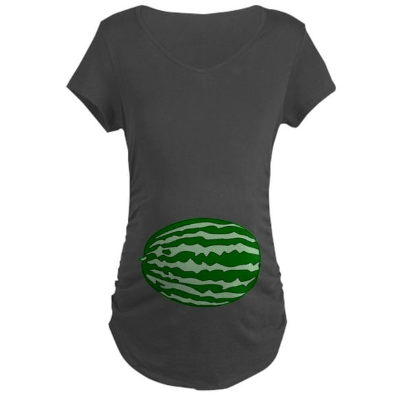 CafePress - Watermelon Baby Maternity Dark T Shirt - Maternity Dark T-Shirt