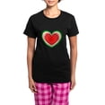 thumbnail image 1 of CafePress - Watermelon Heart Pajamas - Women's Short Sleeve Print T-Shirt and Pants Dark Cotton Pajama Set, 1 of 7