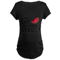 thumbnail image 1 of CafePress - Watermelon Seeds Maternity T Shirt - Maternity Dark T-Shirt, 1 of 3