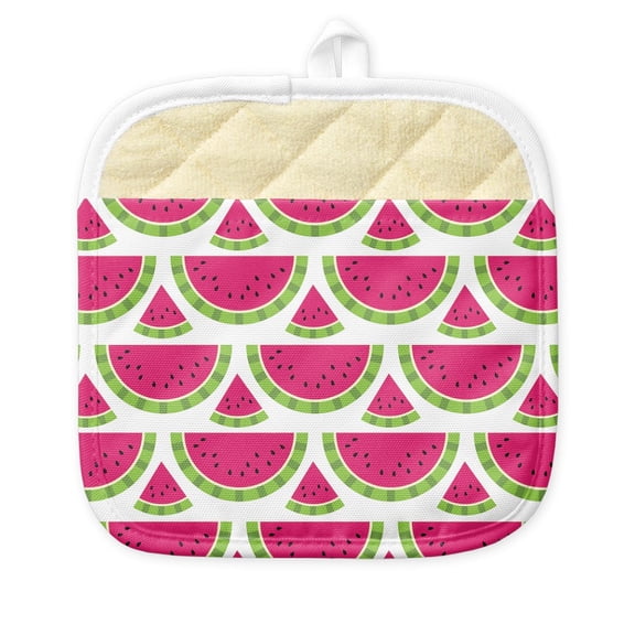 CafePress - Watermelon Slice Summer - Pot Holder with Printed Design, 9"x9"