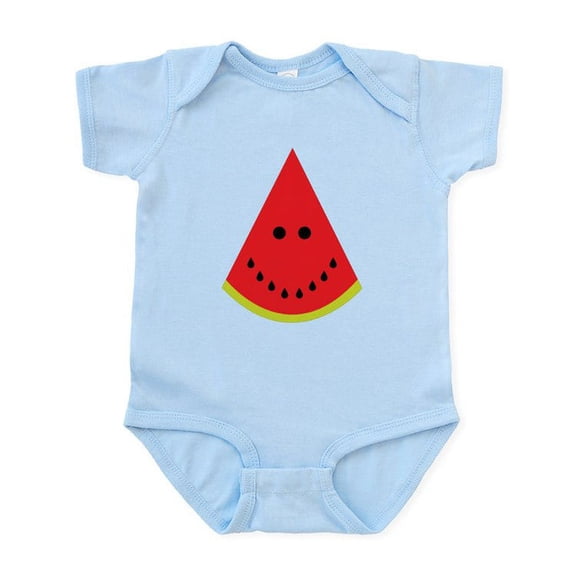 CafePress - Watermelon Smile Infant Bodysuit - Baby Light Bodysuit, Size Newborn - 24 Months