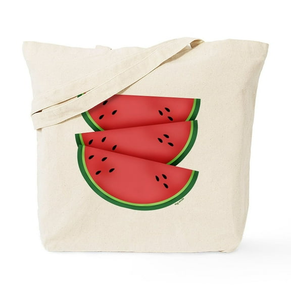 CafePress - Watermelon Tote Bag - Unisex Canvas Tote Bag, Beige, 1-Piece