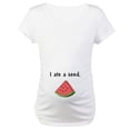 thumbnail image 1 of CafePress - Watermelonwhite Maternity T Shirt - Cotton Maternity T-shirt, Cute & Funny Pregnancy Tee, 1 of 4