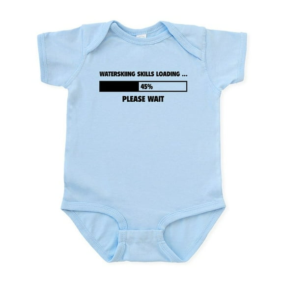CafePress - Waterskiing Skills Loading Infant Bodysuit - Baby Light Bodysuit, Size Newborn - 24 Months