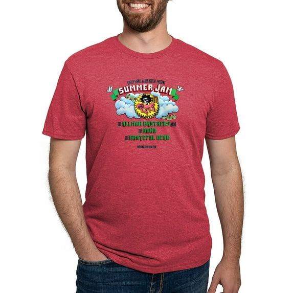 CafePress - Watkins Glen Summer Jam T Shirt - Mens Tri-blend T-Shirt