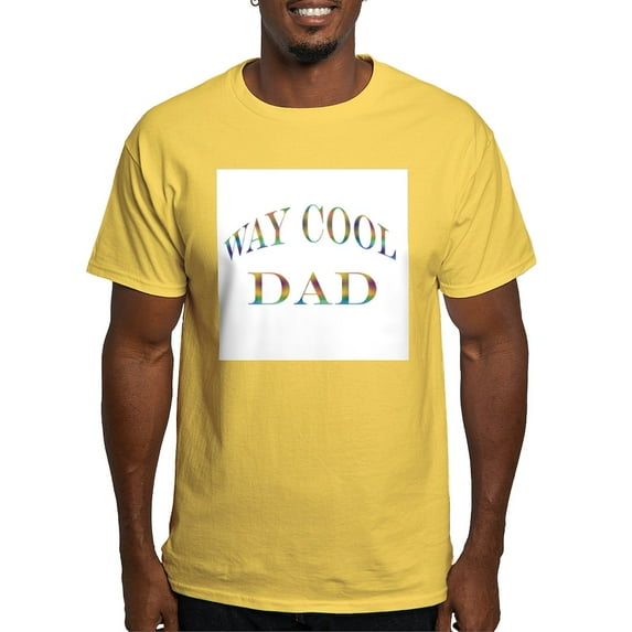 CafePress - Way Cool Dad Ash Grey T Shirt - Men's Classic Graphic T-Shirt