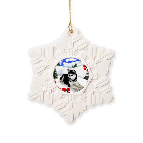 CafePress - Wb Sh - Snowflake Ornament