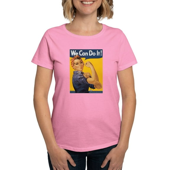 CafePress - We Can Do It WWII T Shirt - Women's Traditional Fit Dark T-Shirt