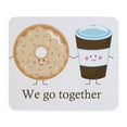 thumbnail image 1 of CafePress - We Go Together Like Coffee And Donuts Mousepad - Non-slip Rubber Mousepad, Gaming Mouse Pad, 1 of 6