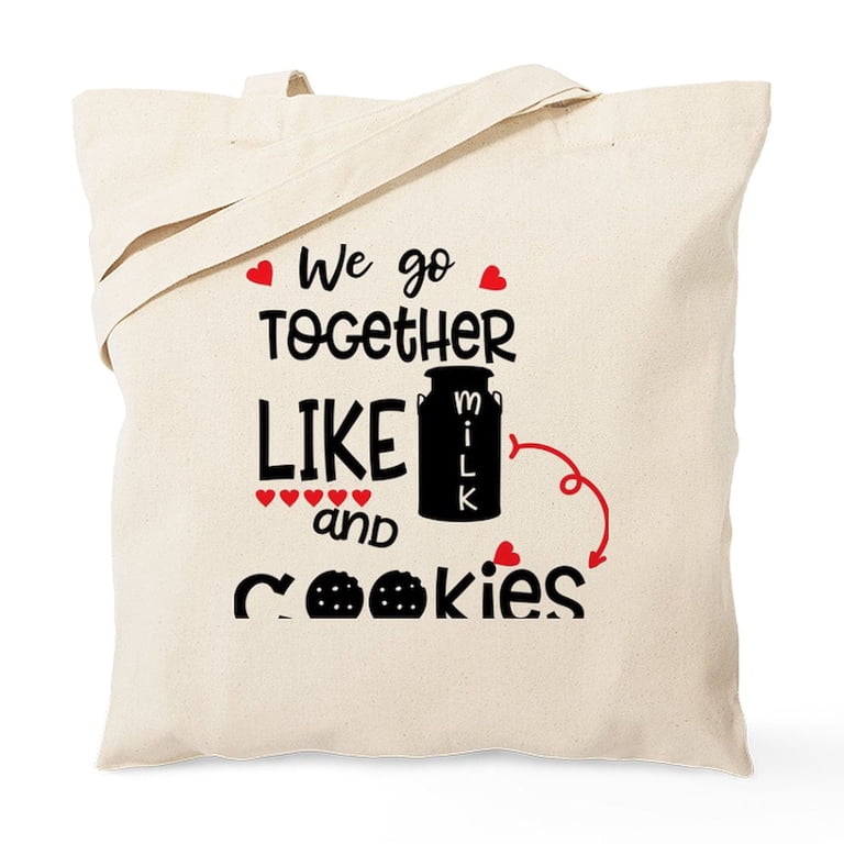 CafePress 'I Love Art' Natural Canvas Tote Bag - Reusable Shopping Bag (Two Sizes)