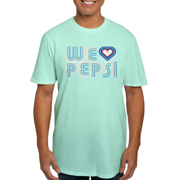 CafePress - We Heart Pepsi Men's Fitted T Shirt (Dark) - Men's Fitted T-Shirt