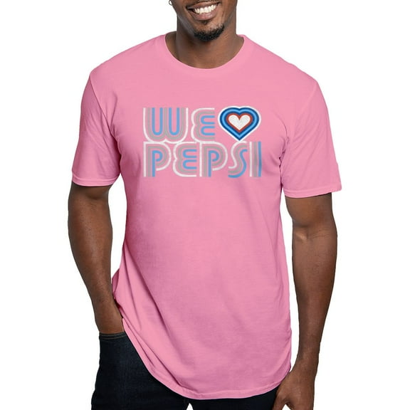 CafePress - We Heart Pepsi Men's Fitted T Shirt (Dark) - Men's Fitted T-Shirt