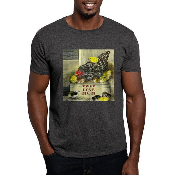 CafePress - We Love Mom! Dark T Shirt - Men's Classic Graphic Cotton T-Shirt