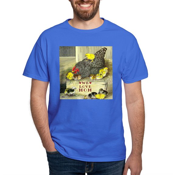 CafePress - We Love Mom! Dark T Shirt - Men's Classic Graphic Cotton T-Shirt