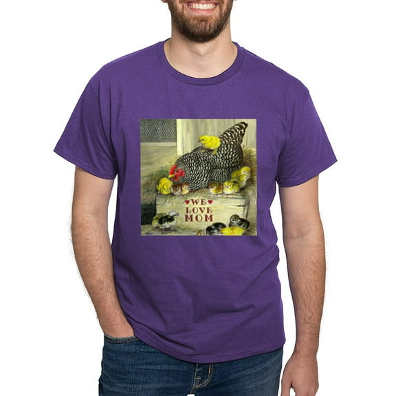 CafePress - We Love Mom! Dark T Shirt - Men's Classic Graphic Cotton T-Shirt