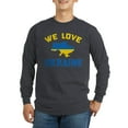 thumbnail image 1 of CafePress - We Love Ukraine Long Sleeve T Shirt - Long Sleeve Dark T-Shirt, 1 of 4
