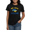 thumbnail image 1 of CafePress - We Love Ukraine T Shirt - Women's Traditional Fit Dark T-Shirt, 1 of 4