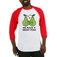 thumbnail image 1 of CafePress - We Make A Great Pear Baseball Jersey - Cotton Baseball Jersey, 3/4 Raglan Sleeve Shirt, 1 of 4