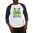 thumbnail image 1 of CafePress - We Make A Great Pear Baseball Jersey - Cotton Baseball Jersey, 3/4 Raglan Sleeve Shirt, 1 of 4