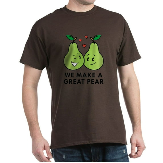 CafePress - We Make A Great Pear Dark T Shirt - Men's Classic Graphic Cotton T-Shirt