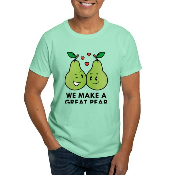 CafePress - We Make A Great Pear Dark T Shirt - Men's Classic Graphic Cotton T-Shirt
