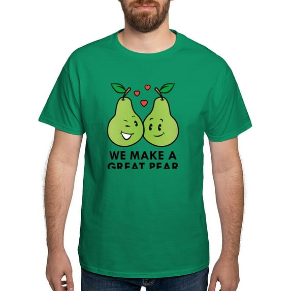 CafePress - We Make A Great Pear Dark T Shirt - Men's Classic Graphic Cotton T-Shirt