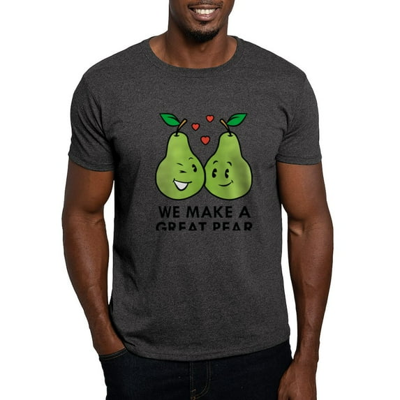 CafePress - We Make A Great Pear Dark T Shirt - Men's Classic Graphic Cotton T-Shirt