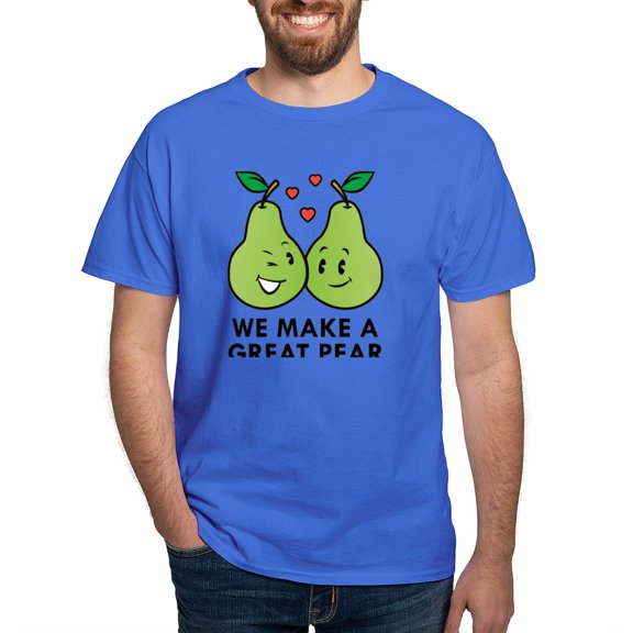 CafePress - We Make A Great Pear Dark T Shirt - Men's Classic Graphic Cotton T-Shirt