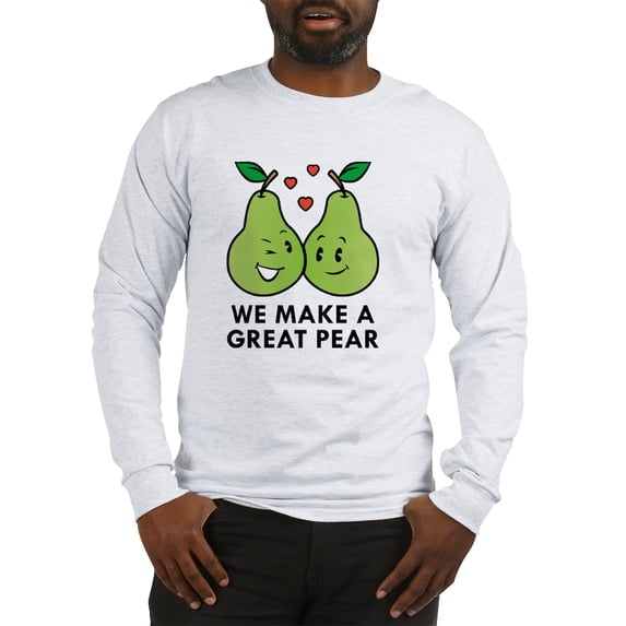CafePress - We Make A Great Pear Long Sleeve T Shirt - Unisex Cotton Long Sleeve T-Shirt