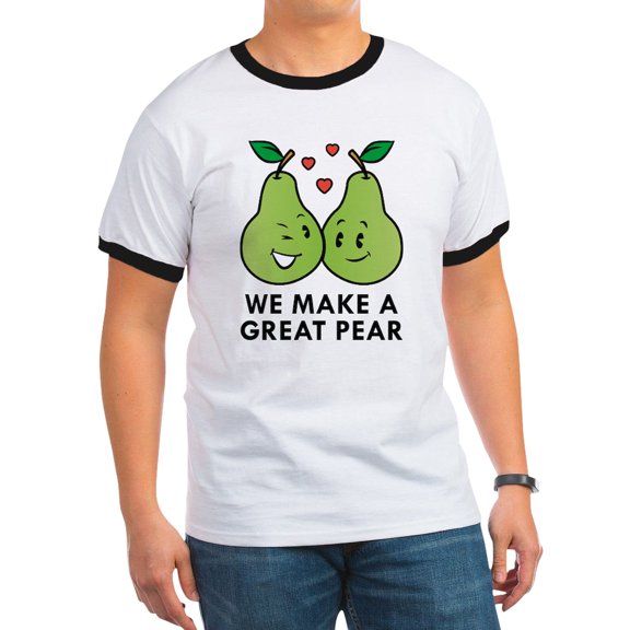 CafePress - We Make A Great Pear Ringer T - 100% Cotton Ringed T-Shirt