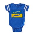 thumbnail image 1 of CafePress - We Stand With Ukraine - Cute Infant Baby Football Bodysuit, 1 of 3