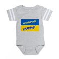 thumbnail image 1 of CafePress - We Stand With Ukraine - Cute Infant Baby Football Bodysuit, 1 of 3