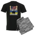 thumbnail image 1 of CafePress - We Stand With Ukraine Pajamas - Men's Dark Loose Fit Cotton Pajama Set, 1 of 7