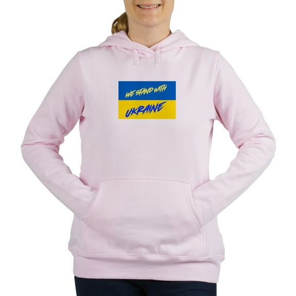 CafePress - We Stand With Ukraine Sweatshirt - Women's Hooded Sweatshirt