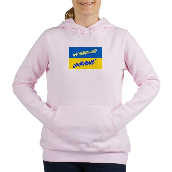 CafePress - We Stand With Ukraine Sweatshirt - Women's Hooded Sweatshirt