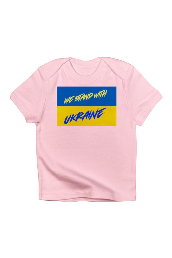 - We Stand With Ukraine T Shirt - Infant T-Shirt