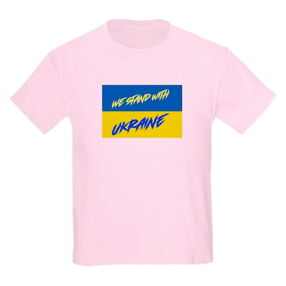 CafePress - We Stand With Ukraine T Shirt - Light T-Shirt Kids XS-XL