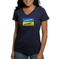 thumbnail image 1 of CafePress - We Stand With Ukraine T Shirt - Women's V-Neck Dark T-Shirt, 1 of 4