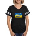thumbnail image 1 of CafePress - We Stand With Ukraine T Shirt - Womens Football Shirt, 1 of 4