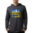 thumbnail image 1 of CafePress - We Support Ukraine Long Sleeve T Shirt - Mens Hooded Shirt, 1 of 3
