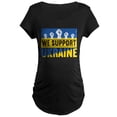 thumbnail image 1 of CafePress - We Support Ukraine Maternity T Shirt - Maternity Dark T-Shirt, 1 of 3