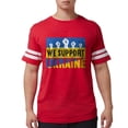 thumbnail image 1 of CafePress - We Support Ukraine T Shirt - Mens Football Shirt, 1 of 4