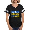 thumbnail image 1 of CafePress - We Support Ukraine T Shirt - Womens Football Shirt, 1 of 4