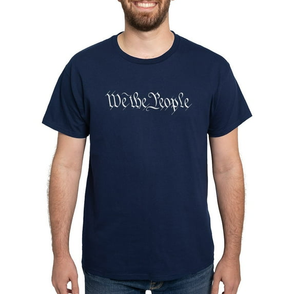 CafePress - We The People Dark T Shirt - Men's Classic Graphic Cotton T-Shirt