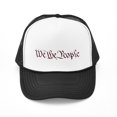 thumbnail image 1 of CafePress - We The People - Adjustable Unisex Printed Trucker Hat with Mesh Back, 1 of 8