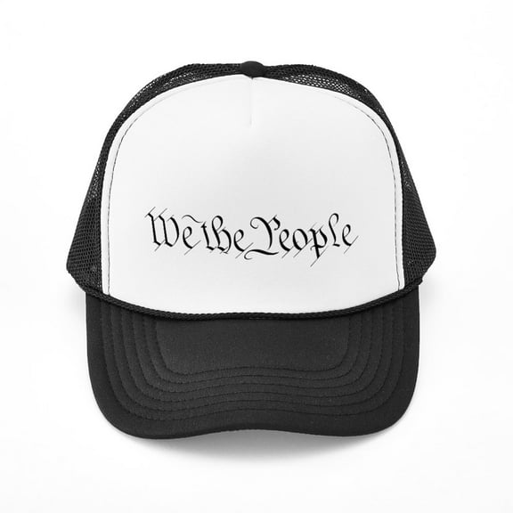 CafePress - We The People - Adjustable Unisex Printed Trucker Hat with Mesh Back