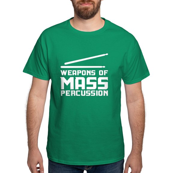 CafePress - Weapons Of Mass Percussion T Shirt - Men's Classic Graphic Cotton T-Shirt